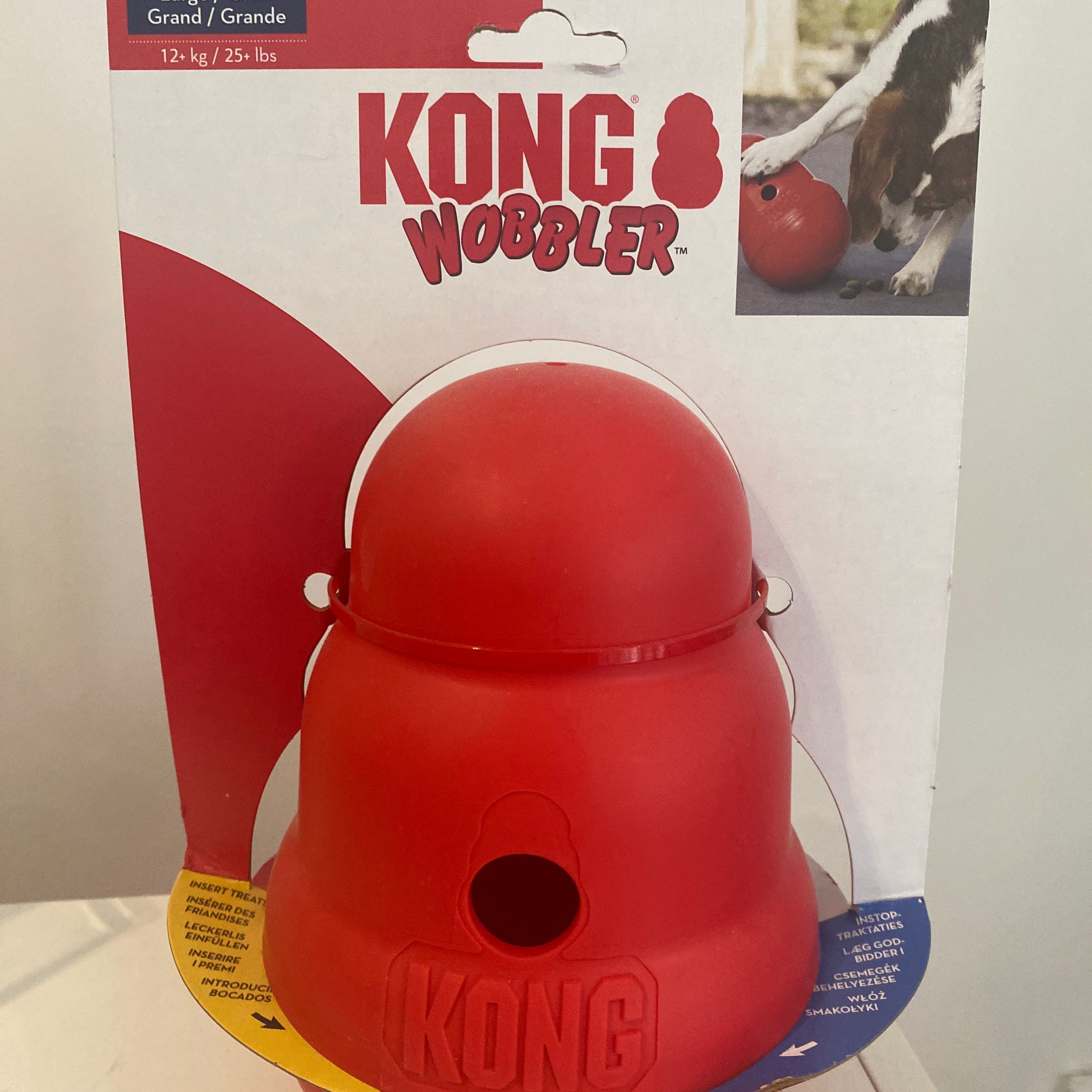 Kong Wobbler interactive dog toy